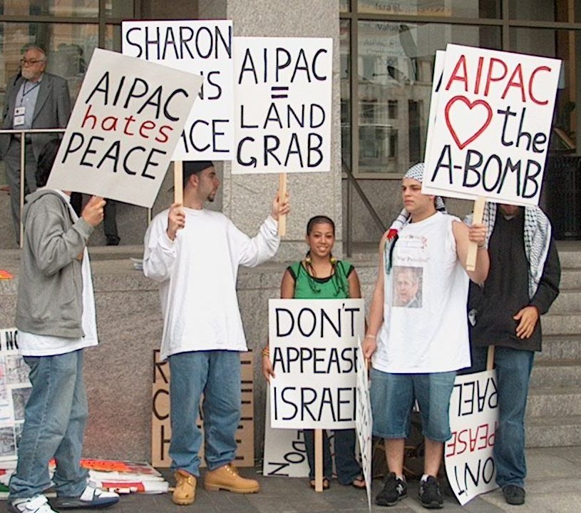 AIPAC Protest DC 2005 A